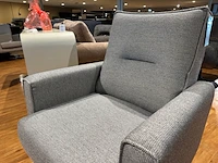 Draai fauteuil, licht grijs - afbeelding 4 van  5