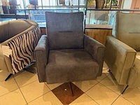 Draai fauteuil sitdesign, antraciet - afbeelding 2 van  5