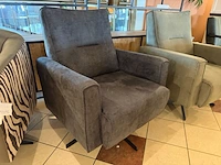 Draai fauteuil sitdesign, antraciet - afbeelding 3 van  5