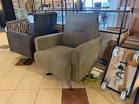 Draai fauteuil sitdesign, olive groen