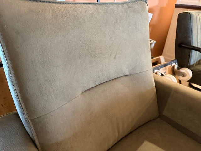 Draai fauteuil sitdesign, olive groen - afbeelding 5 van  6