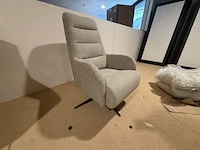 Draai fauteuil sitdesign, taupe