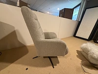 Draai fauteuil sitdesign, taupe - afbeelding 2 van  5