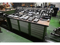Draaibank gereedschap set inclusief hagro 3-delige werkbank