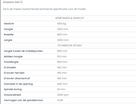 Draaibank graziano, sag12, grijs - afbeelding 3 van  11