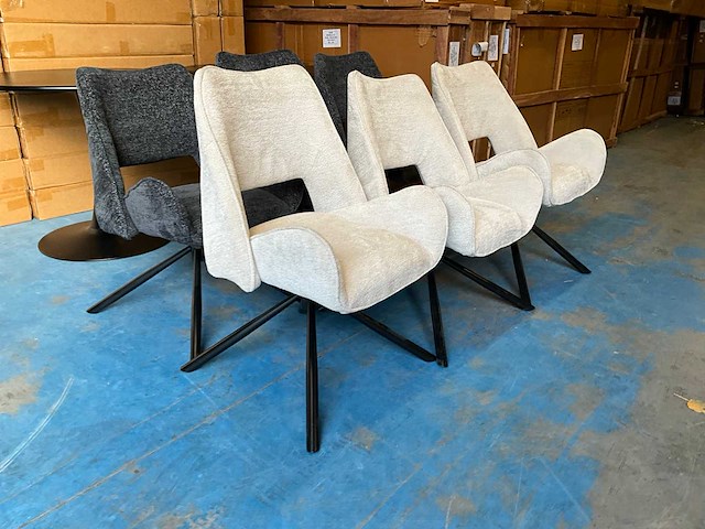 Draaibare eetkamerstoel (6x) - afbeelding 5 van  12