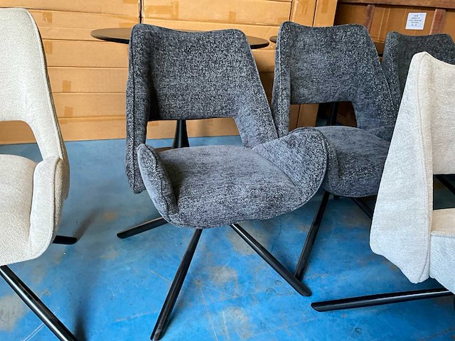 Draaibare eetkamerstoel (6x) - afbeelding 9 van  12