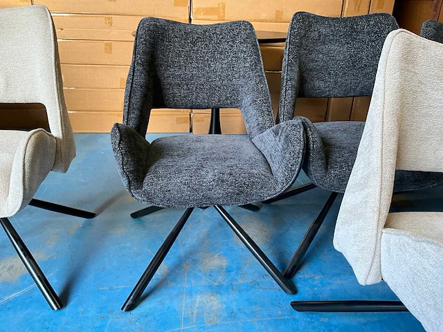 Draaibare eetkamerstoel (6x) - afbeelding 10 van  12