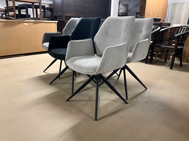 Draaibare eetkamerstoel (6x) - afbeelding 4 van  11