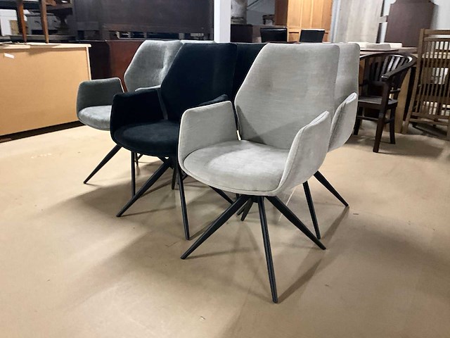 Draaibare eetkamerstoel (6x) - afbeelding 5 van  11