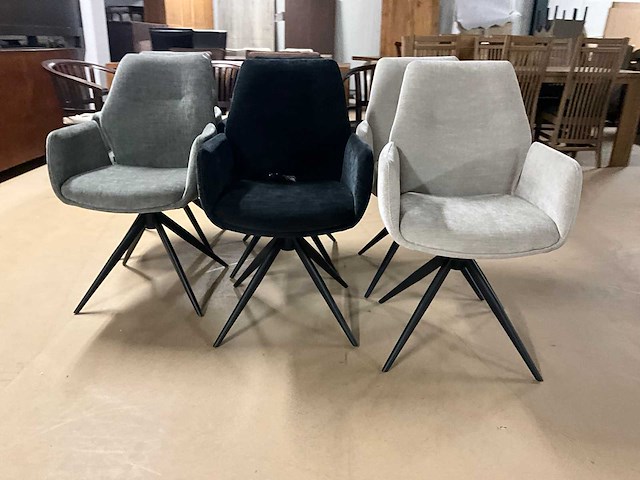 Draaibare eetkamerstoel (6x) - afbeelding 7 van  11