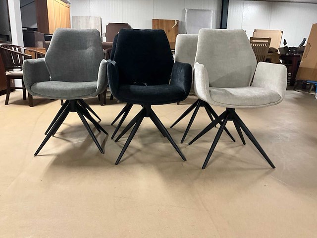 Draaibare eetkamerstoel (6x) - afbeelding 8 van  11