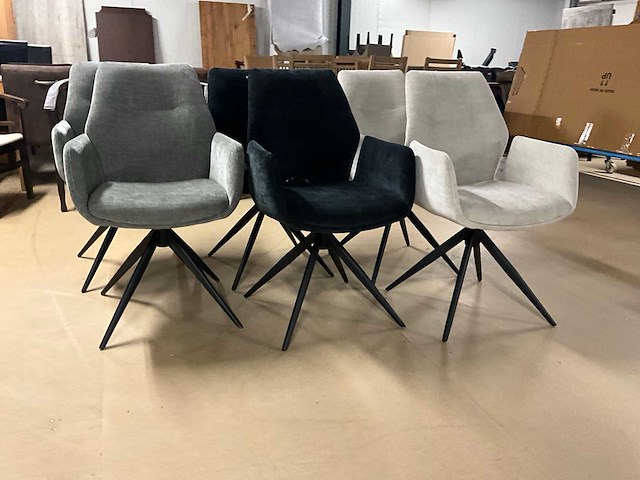 Draaibare eetkamerstoel (6x) - afbeelding 9 van  11