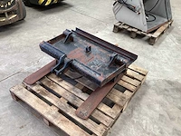 Draaibare vork voor shovel schaffer