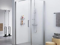 Draaideur voor douche-nis novellini, v01 a, chroom