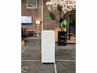 Draaideurkast| wit 80 x 43 x 107 cm (3x) - afbeelding 5 van  6