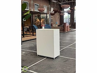 Draaideurkast| wit 80 x 43 x 107 cm (3x) - afbeelding 4 van  6