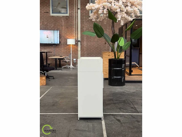 Draaideurkast| wit 80 x 43 x 107 cm (3x) - afbeelding 5 van  6
