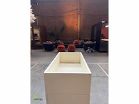 Draaideurkast| wit 80 x 43 x 107 cm (3x) - afbeelding 6 van  6