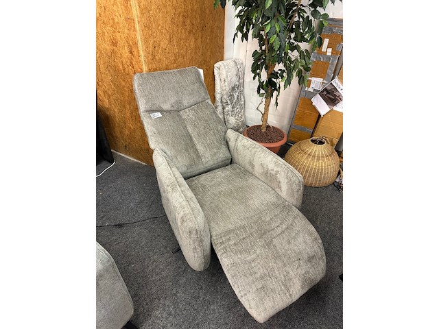 Draaifauteuil elektrisch floor, geweven, antraciet - afbeelding 3 van  3