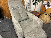 Draaifauteuil elektrisch floor, geweven, antraciet - afbeelding 3 van  3