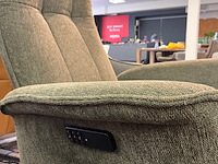 Draaifauteuil elektrisch jasper, geweven groen - afbeelding 2 van  5