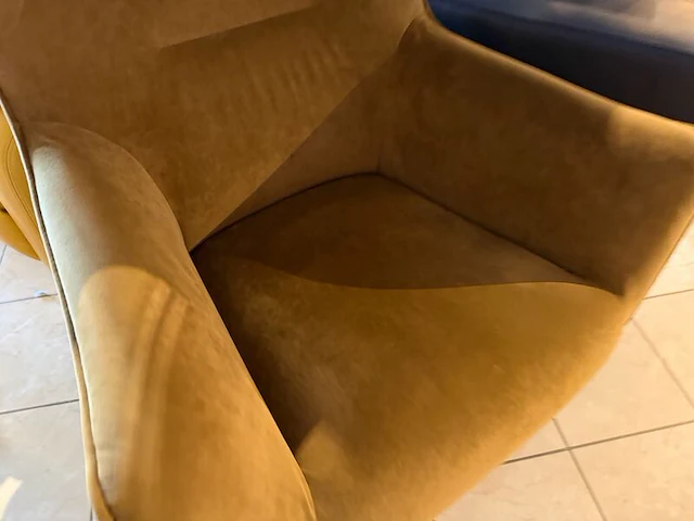 Draaifauteuil goudkleurig - afbeelding 5 van  6