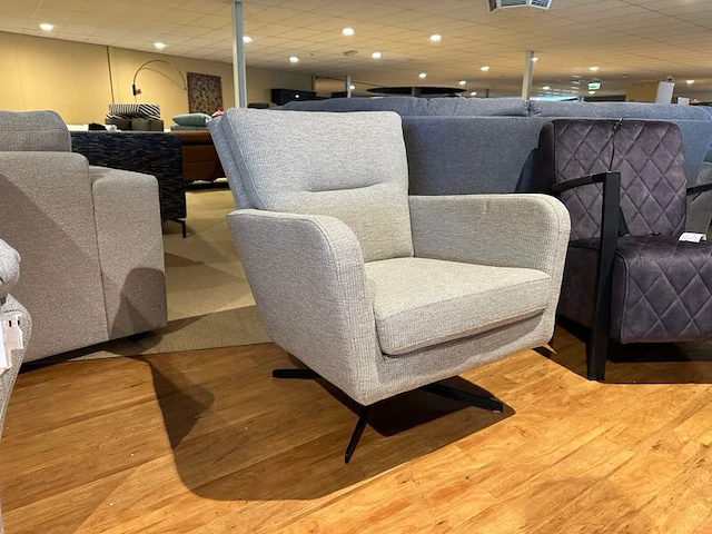 Draaifauteuil, grijs - afbeelding 2 van  5