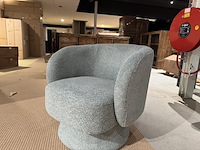 Draaifauteuil, home bound by ky, esmee, bouclégroen - afbeelding 3 van  6