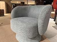 Draaifauteuil, home bound by ky, esmee, bouclégroen - afbeelding 5 van  6