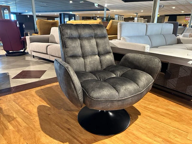 Draaifauteuil, olive groen - afbeelding 3 van  7