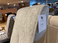 Draaifauteuil, wit/grijs - afbeelding 4 van  5