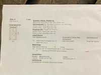 Draaikiepraam satinato, dubbelglas, wit / staalblauw - afbeelding 6 van  8