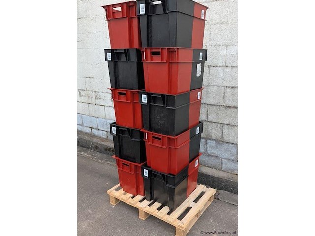 Draaistapelbakken - aantal 10 stuks - afbeelding 1 van  3