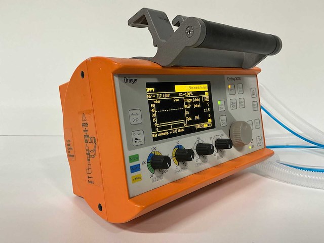 Dräger - oxylog 3000 - beademingsapparaat - afbeelding 2 van  5