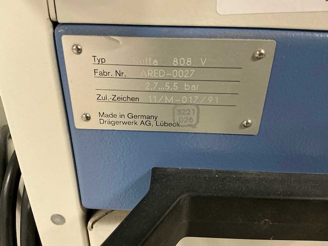 Dräger - sulla 808v - anesthesie apparaat - afbeelding 4 van  4