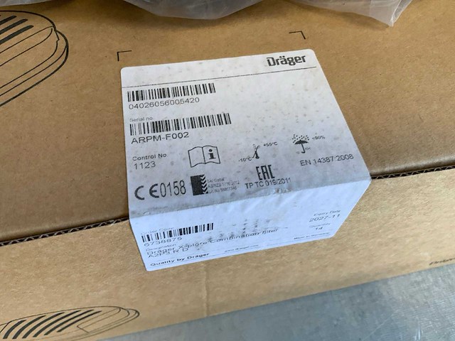Dräger gasmasker inclusief filter set - afbeelding 5 van  6