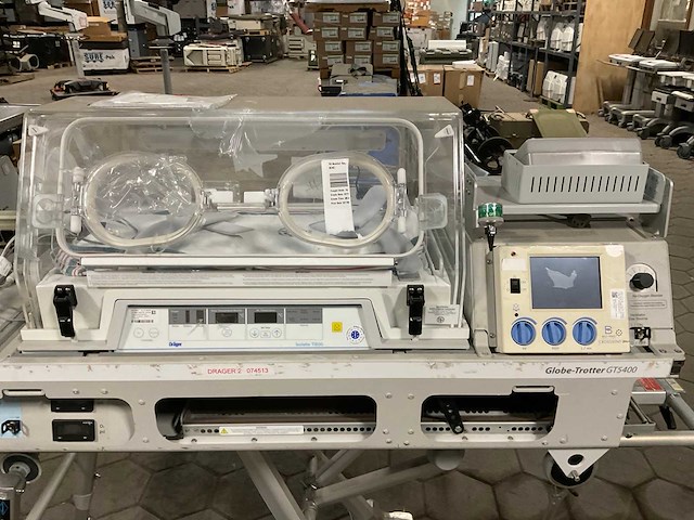 Dräger globe-trotter gt5400 neonataal transport systeem - afbeelding 12 van  12