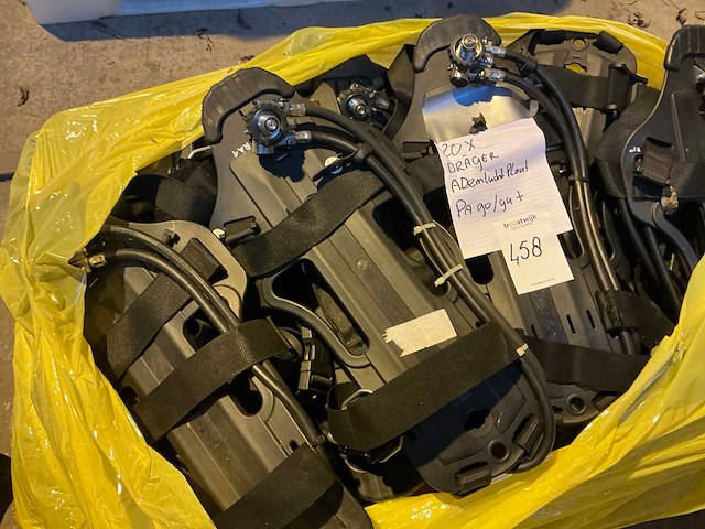 Dräger pa 90 / 94+ ademluchtplaat (20x) - afbeelding 3 van  6