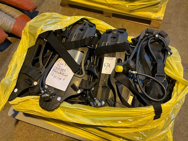 Dräger pa 90 / 94+ ademluchtplaat (24x) - afbeelding 1 van  6