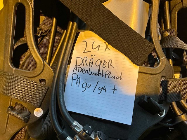 Dräger pa 90 / 94+ ademluchtplaat (24x) - afbeelding 6 van  6