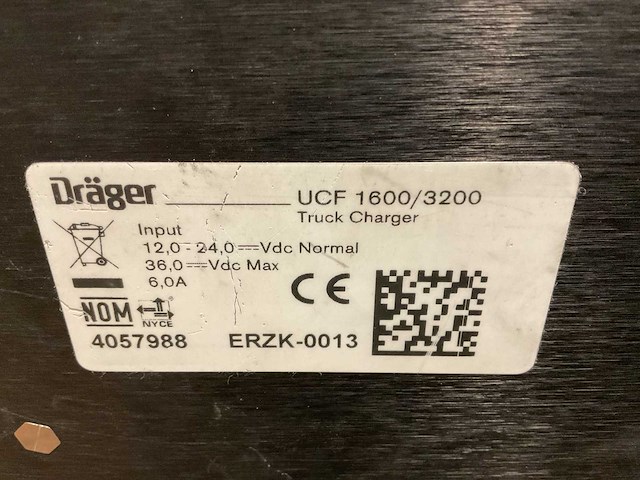 Dräger ucf 1600/3200 truck charger - afbeelding 5 van  5