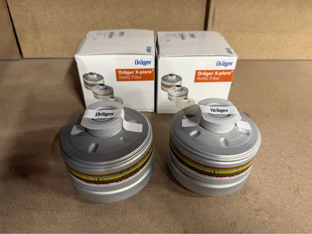 Dräger x-plore rd40 filter (2x) - afbeelding 1 van  5