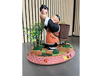 Dragon ball diorama – son gohan & grandpa gohan beeld - afbeelding 1 van  8