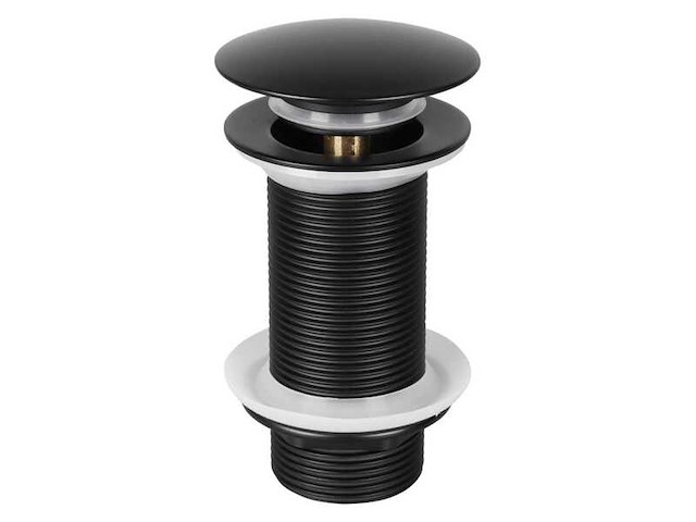 Drain vonato, pop up drain inbouw, zwart - afbeelding 1 van  4