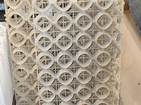 Drainage-/noppenplaat van kunststof, 21 stuks op pallet. afmeting 120 x 80 cm. - afbeelding 3 van  3