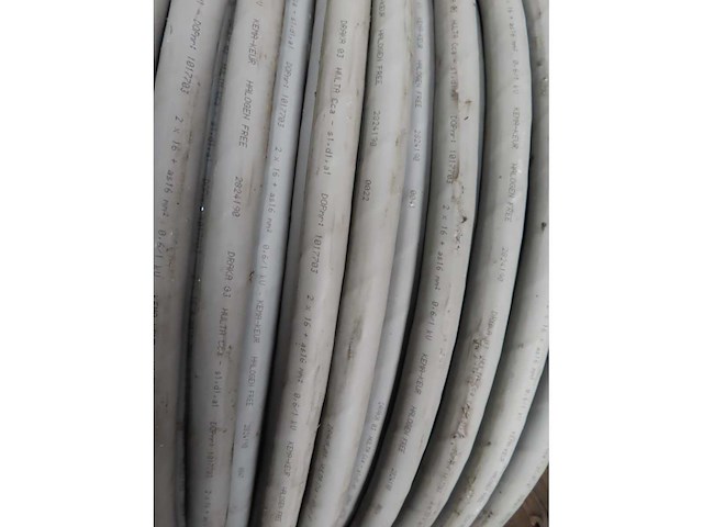 Draka - hulta cca 2x16+as16mm - rol elektrakabel 75m - afbeelding 2 van  2