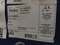 Draka - vultflex dca 5g120 - rol voedingskabel 50m - afbeelding 2 van  3
