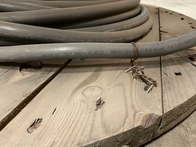 Draka 5g10mm2 vult dca installatiedraad op haspel - afbeelding 4 van  4