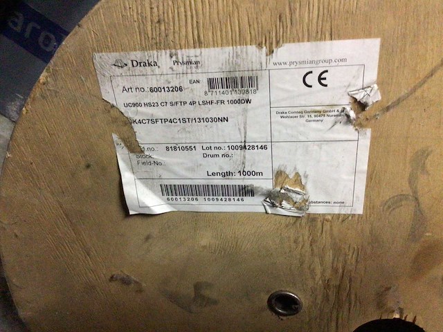 Draka cat 7 utp - afbeelding 1 van  2